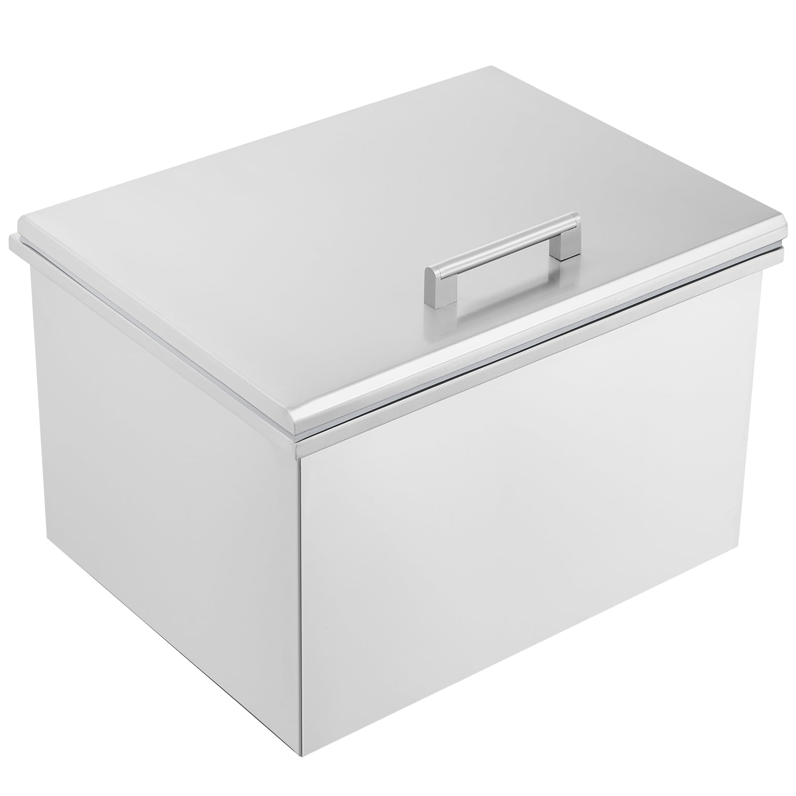 VEVOR Commercial Ice Bin, 125 lbs Portable Ice Caddy, Insulated Ice Carrier with 4 Wheels and Flip Lid, Large Ice Bin for Catering, Kitchens, Bistros, Restaurants, and Bars - Image 10