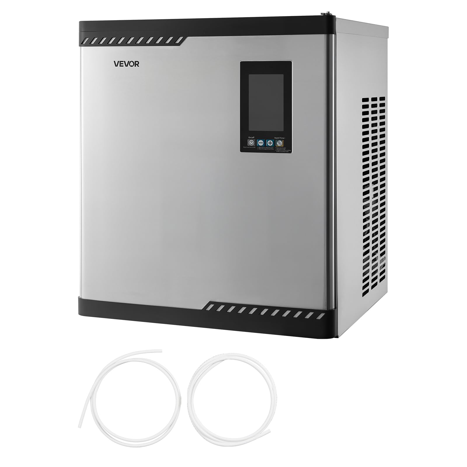 VEVOR Commercial Ice Maker Machine - Head, 300 Lbs/Day Stainless Steel Ice Machine with Scheduled Ice-Making, Self-Cleaning, Adjustable Thickness, Ideal for Restaurant Bar Cafe Hotel - Head Only - Image 9