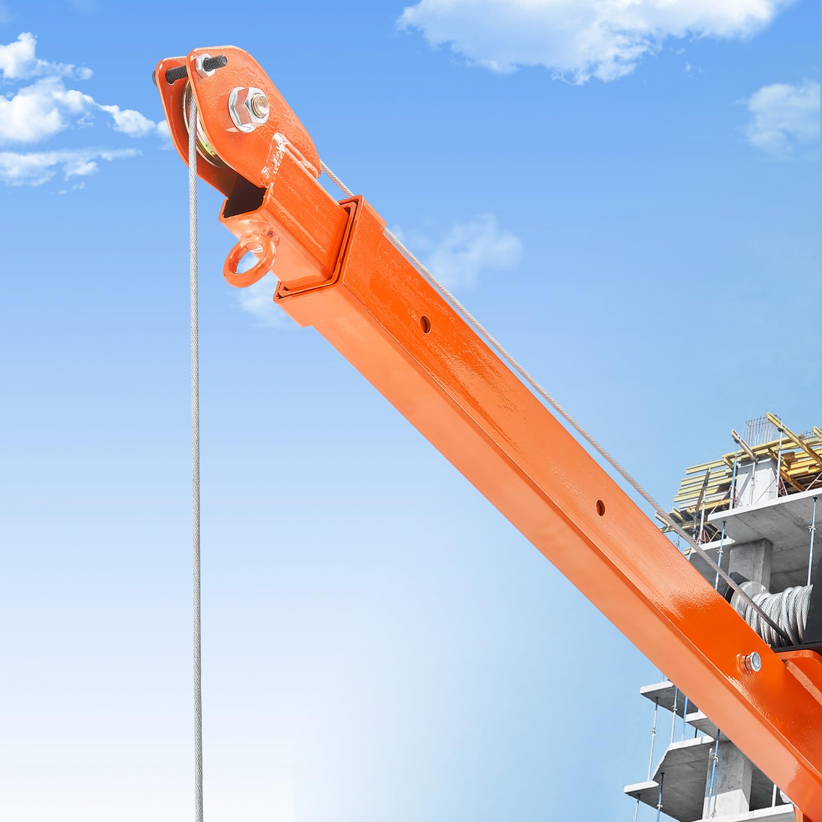 VEVOR Electric Pickup Truck Crane, 1100 lbs, Folding Truck-Mounted Bed Crane with Electric Winch 3500 lbs, 360° Swivel for Lifting Goods in Construction, Factory - Image 8