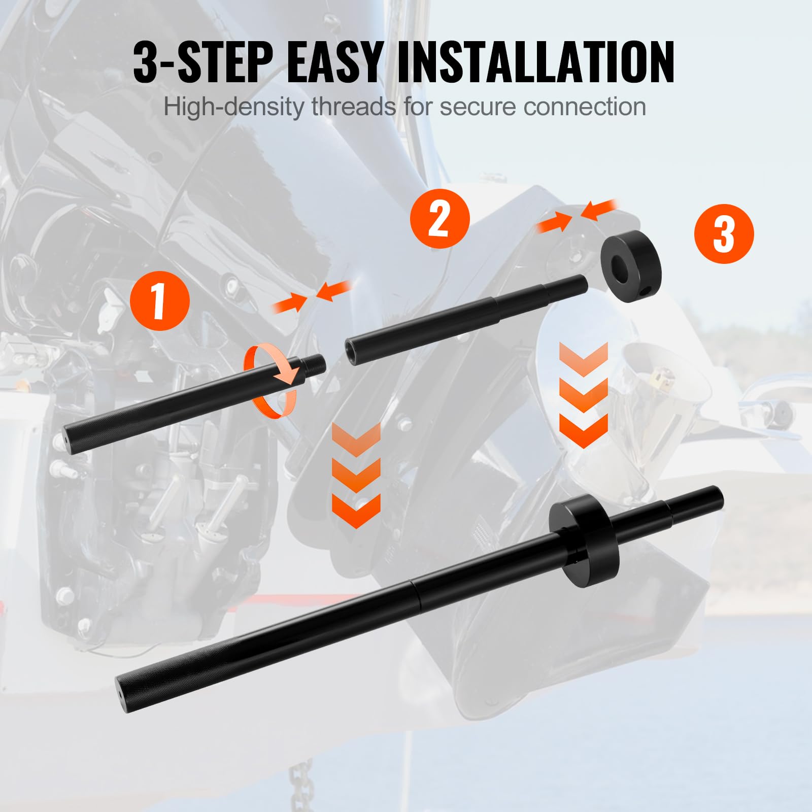 VEVOR Gimbal Bearing Alignment and Install Kit, Heavy Duty Engine Alignment Tools Set Fits for Mercruiser Alpha, Alpha 1, MR, Bravo, OMC, Cobra, and Volvo - Image 4