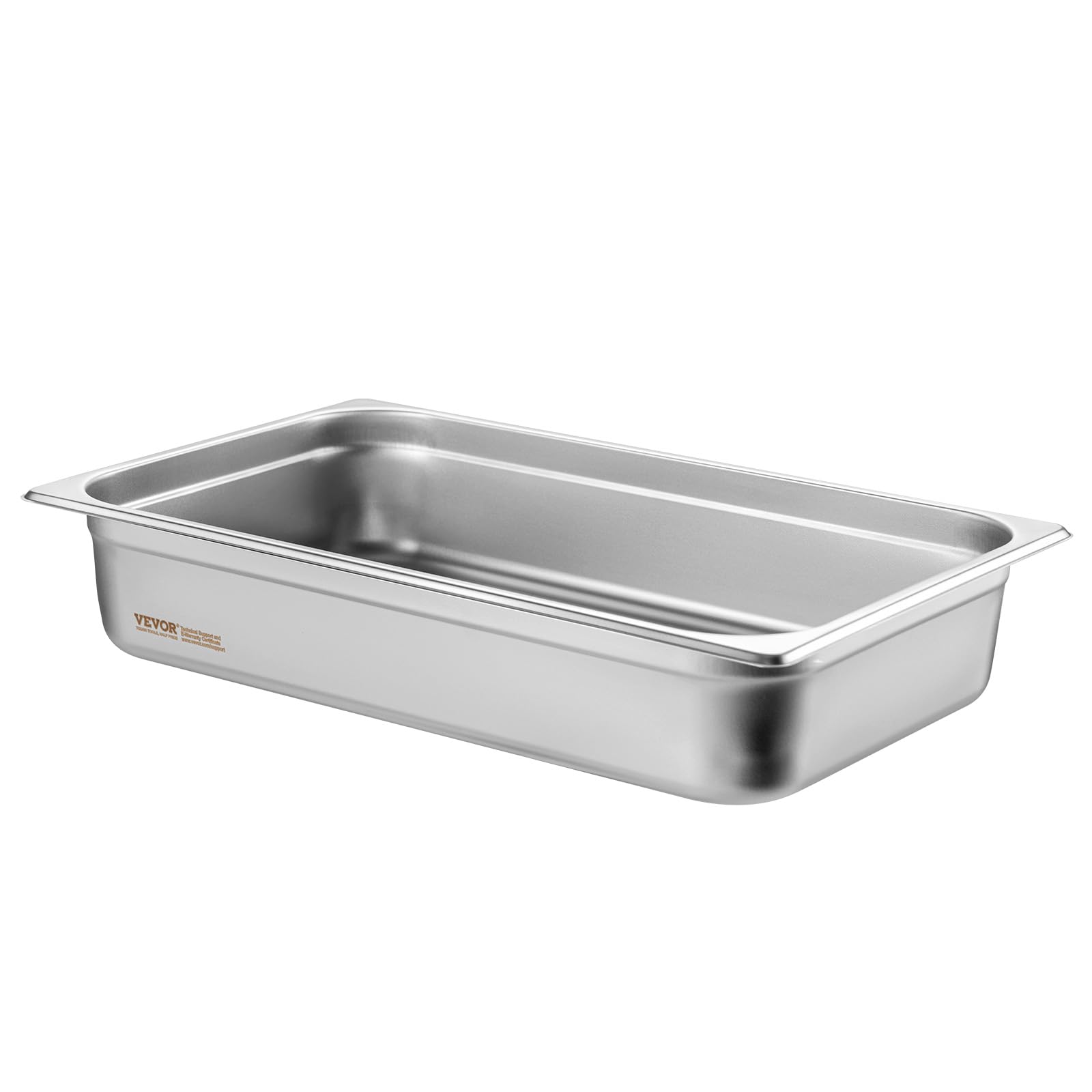 VEVOR Hotel Pan, Full Size Anti-Jam Steam Pans, 0.8mm Thick Stainless Steel 4-Inch Deep Commercial Table Pan, Catering Storage Food Pans, for Industrial & Scientific - Image 11