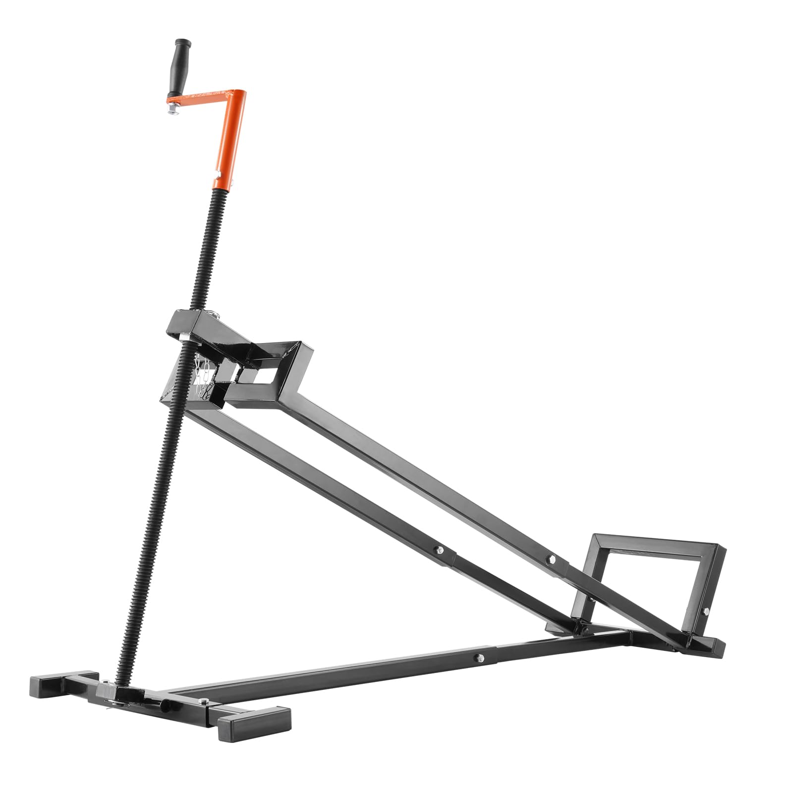 Happybuy Ride on Lawn Mower Lift Jack, 880 Lbs Weight Capacity, Telescopic Maintenance Jack with Crank Handle & Power Tool Handle, Black - Image 9